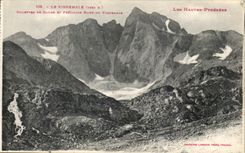 CPA the High Pyrenees Vignemale Oulettes de Gaube and Northern chasm of Vignemale