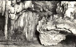 CPA Grottes d Arcy sur Cure Le Pilier et la Coquille St Jacques