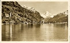 CPA Fluelen und der Bristenstock