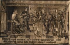 CPA Tapisserie medievale 