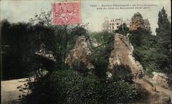 CPA Chaumont Hillocks the Suspended bridge taken of the dimension of Beledere