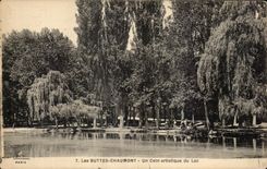 CPA Paris the Chaumont Hillocks an artistic Corner of the Lake