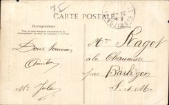 CPA Paris Church and Street Saint Louis