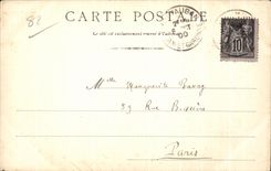 CPA Montauban Bridge Stock Exchange and Town hall chart 1900