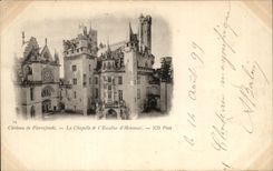 CPA Chateau de Pierrefonds La Chapelle I Escalier d Honneur carte 1899