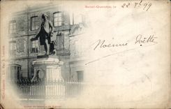 Estatua santa de CPA Quentin de la carta 1899 de Quentin de Latour