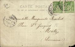 CPA Sens Le Baron Thenard Carte 1899
