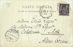 CPA Abbaye du Mont Saint Michel Les Galeries du Cloitre Carte 1899