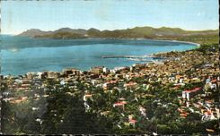 CPA Cannes View towards I Esterel and the Gulf of Napoule