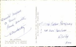 CPA Cannes View towards I Esterel and the Gulf of Napoule