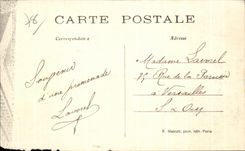 CPA Chateau de Dampierre Statue