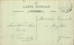 CPA el azul de la dimension Niza el jardin publico