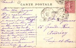 CPA Niza Squre Gambetta los cisnes del cisne del lavabo