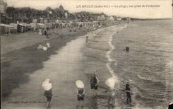 CPA Baule the Beach Seen from of pier