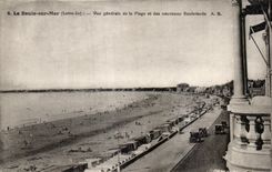 CPA Baule on Sea View of the Beach and the new Boulevards