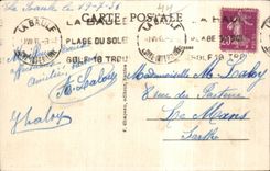 CPA Baule on Sea the neuvelle Post office Architect Mr Dalessen Seen from of the Garden of the Victoire