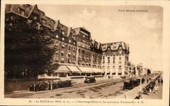 CPA La Baule on Sea Hermitage Hotel and new Boulevards