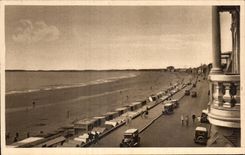 CPA Baule on Sea View of the Beach towards the Casino