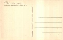 CPA Baule on Sea View of the Beach towards the Casino