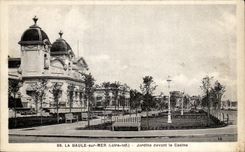 CPA La Baule on Sea Gardens in front of the Casino
