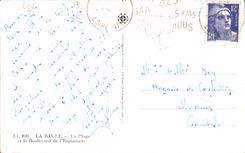 CPA La Baule the Beach and the Boulevard of Esplanade