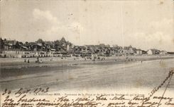 CPA La Baule on Sea Panorama of the Beach and the line of Boulevards Which skirts it