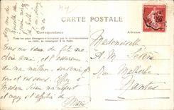 CPA Guerande La Grosse Tour le long des Remparts 