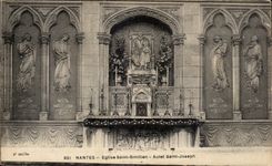 CPA Nantes Church Saint Similien Furnace bridge Saint Joseph
