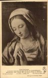 CPA Ecole Italian Allots has Giovanni Battista Salvi said Sassoferrato Snssoferrato 1605 Rome 1683 the Sainte Virgin one in worship