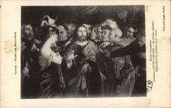 CPA Nantes Museum Of Beautiful arts School Italian Lorenzo Lotto 1480 the 1556 Adulteress