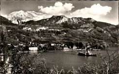 CPSM Lake Annecy Talloires View and the Spinner