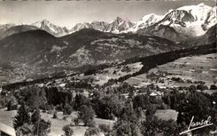 CPSM Combloux View and the Chain of the Mount Blanc