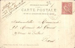 Panorama de CPA de Meudon y de los alrededores vistos de la terraza