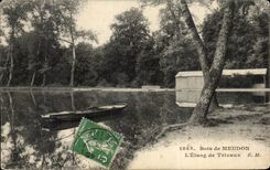 Madera de CPA de la charca de Meudon de Trivaux