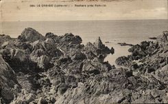 CPA Croisic Rocks close Port Flax