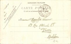 CPA Nantes Statue of General Mellinet