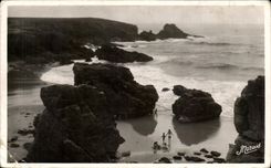 CPA Quiberon La Cote sauvage a Port Blanc