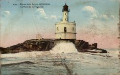 CPA Entree de la Baie de Quiberon Le Phare de la Telgnonse