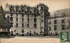 CPA Nantes the Castle Large Home and Ducal Palate