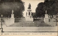 CPA Nantes the Monument of Combattans of 1870 The memorial to the fighling men off 1870