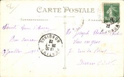 CPA Sainte principal Anne Auray Entered of the Basilica