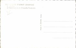 CPSM Chartreuse Auray ad interim Interior of the Funerary Vault Duchess Angouleme