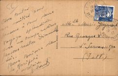 CPA Sainte Anne Auray the Basilica Woman folklore