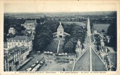 CPA Sainte Anne Auray Panoramic View With make Scala Sancta