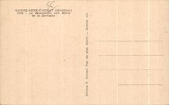 CPA Sainte Anne Auray the War memorial of Brittany