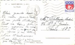 Oceano de Brevin del santo de CPA el bosque