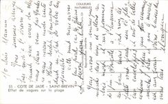 El santo Brevin de CPA dimensiona el efecto del jade de ondas en la playa