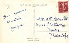 Rocas del oceano de Brevin del santo de CPA de Jouane