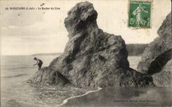CPA Saint Nazaire the Rock of the Lion