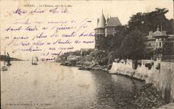 CPA Pornic Le Chateau cote de la Mer